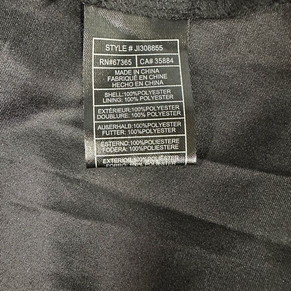 Jack by BB Dakota Magic Hour Black Embroidered Midi Dress Size 8 - Picture 12 of 13